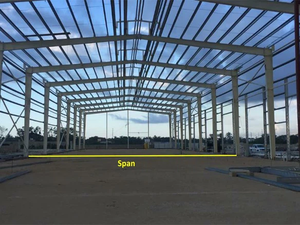 portal frame building span portal frame building span